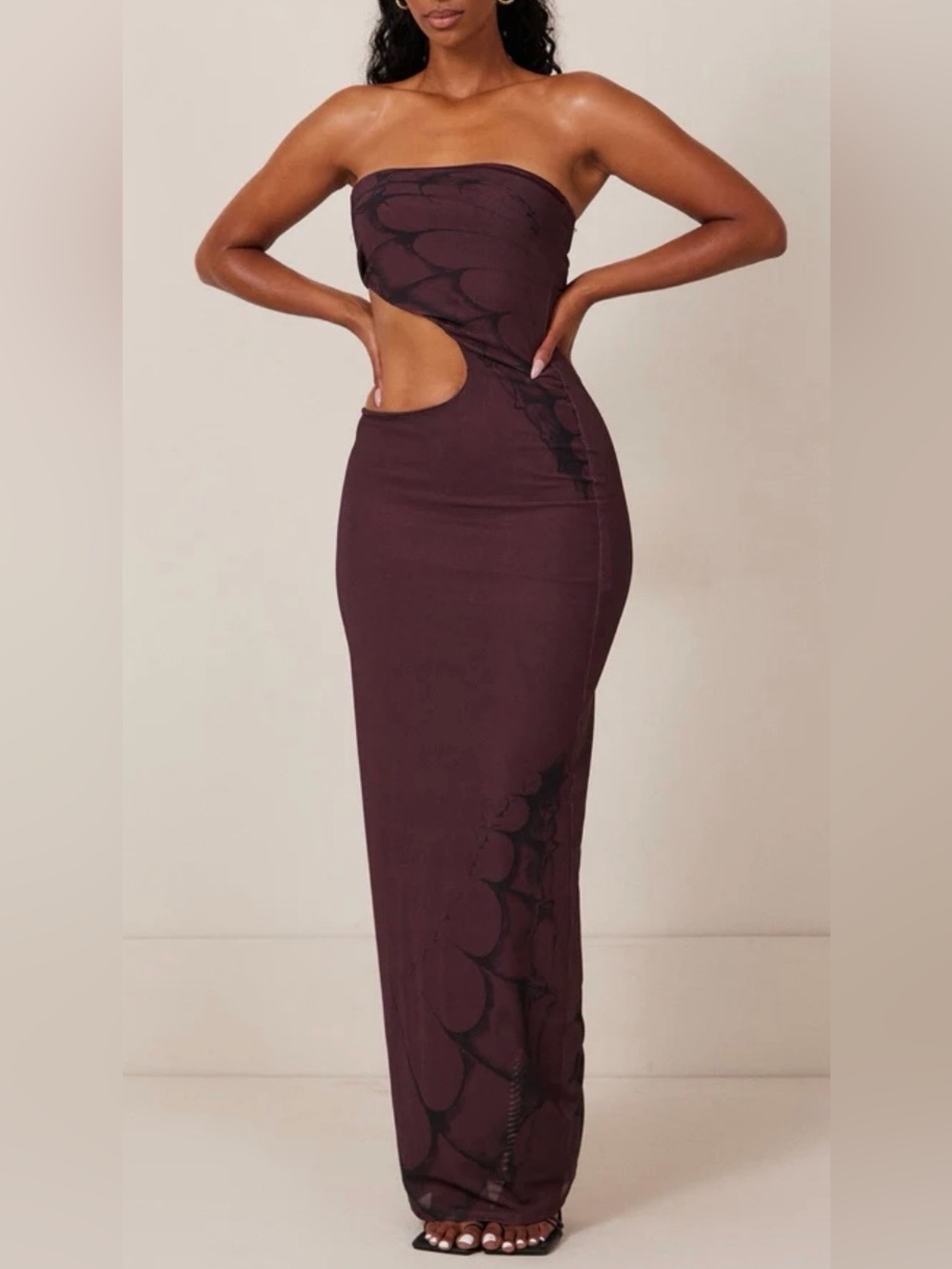 Mars The Label Aaliyah Maxi Cutout Dress